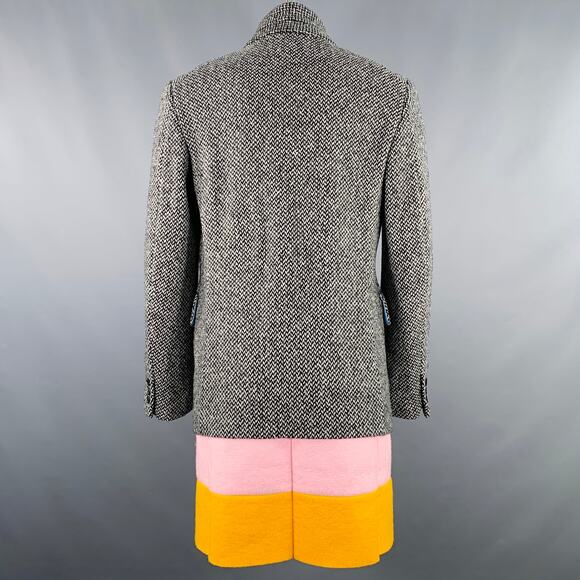 COMME des GARCONS HOMME PLUS Size M Black White Tweed Jacket - Picture 3 of 7